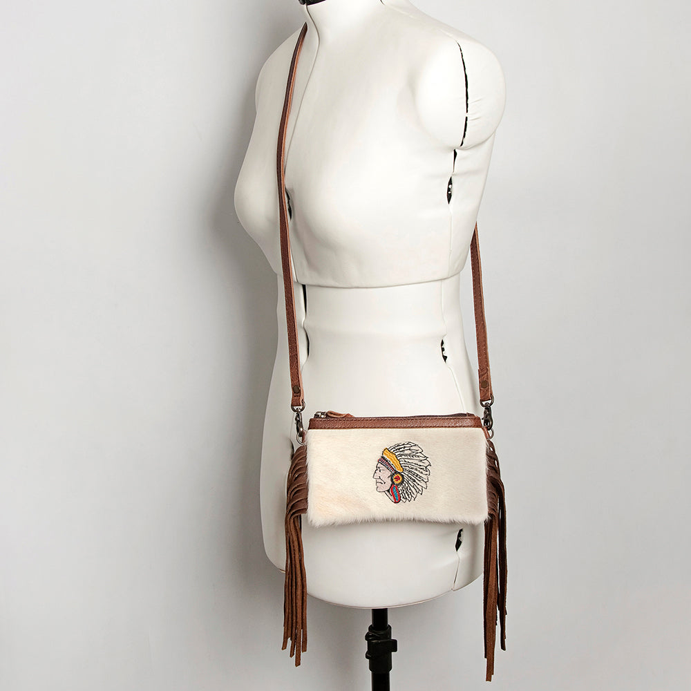 American Darling Small Crossbody Hair On Genuine Leather Women Bag Western Handbag Purse