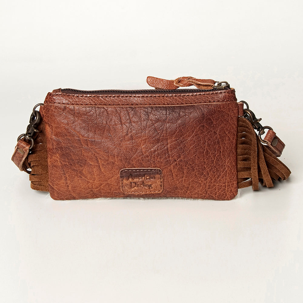 American Darling Small Crossbody Hair On Genuine Leather Women Bag Western Handbag Purse