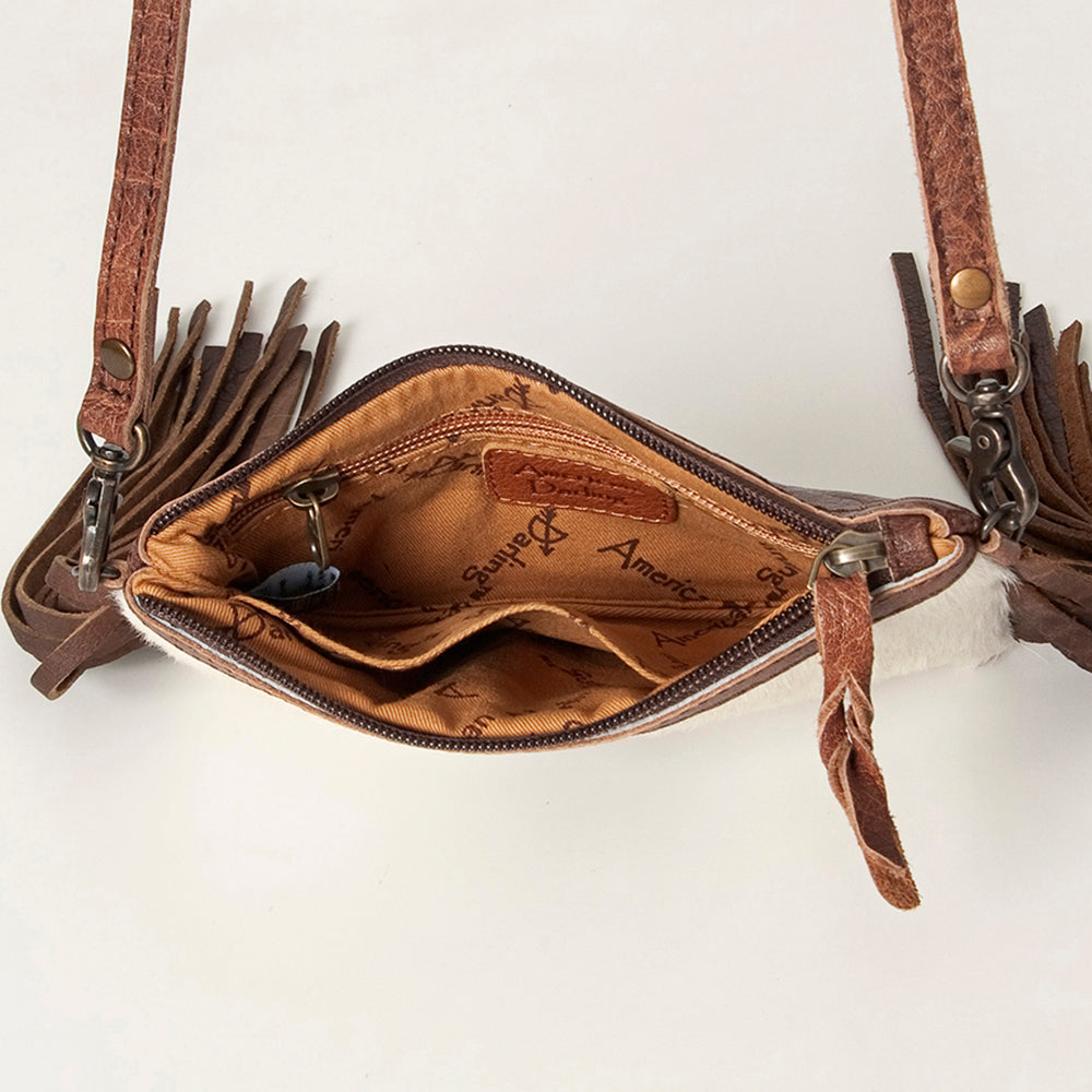 American Darling Small Crossbody Hair On Genuine Leather Women Bag Western Handbag Purse