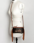 American Darling Small Crossbody Hair On Genuine Leather Women Bag Western Handbag Purse