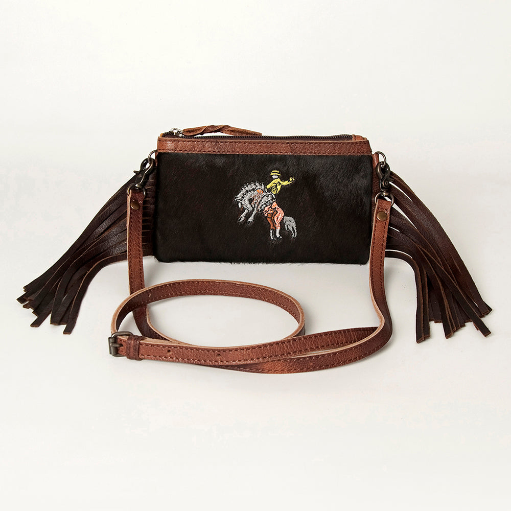 American Darling Small Crossbody Hair On Genuine Leather Women Bag Western Handbag Purse