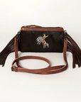 American Darling Small Crossbody Hair On Genuine Leather Women Bag Western Handbag Purse