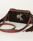 American Darling Small Crossbody Hair On Genuine Leather Women Bag Western Handbag Purse