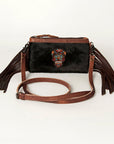 American Darling Small Crossbody Hair On Genuine Leather Women Bag Western Handbag Purse