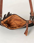 American Darling Small Crossbody Hair On Genuine Leather Women Bag Western Handbag Purse