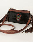 American Darling Small Crossbody Hair On Genuine Leather Women Bag Western Handbag Purse
