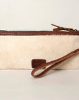 American Darling ADBG344BO Wristlet Hair On Genuine Leather women bag western handbag purse