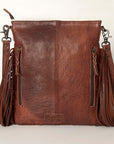 American Darling ADBGS192AG Messenger Hair-On Genuine Leather Women Bag Western Handbag Purse