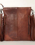 American Darling ADBGS192AH Messenger Hair-On Genuine Leather Women Bag Western Handbag Purse