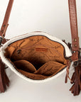 American Darling ADBGS192AH Messenger Hair-On Genuine Leather Women Bag Western Handbag Purse