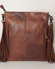 American Darling ADBGS192AI Messenger Hair-On Genuine Leather Women Bag Western Handbag Purse