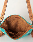 American Darling Saddle Blanket Genuine Leather Women Bag Western Handbag Purse