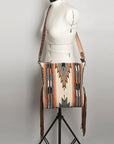 American Darling Saddle Blanket Genuine Leather Women Bag Western Handbag Purse