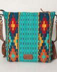 American Darling Saddle Blanket Genuine Leather Women Bag Western Handbag Purse