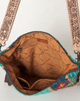 American Darling Saddle Blanket Genuine Leather Women Bag Western Handbag Purse