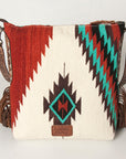 American Darling Saddle Blanket Genuine Leather Women Bag Western Handbag Purse
