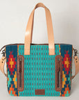 American Darling Tote Saddle Blanket Genuine Leather Women Bag Western Handbag Purse