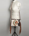 American Darling ADBG932 Crossbody Hair-On Genuine Leather Women Bag Western Handbag Purse