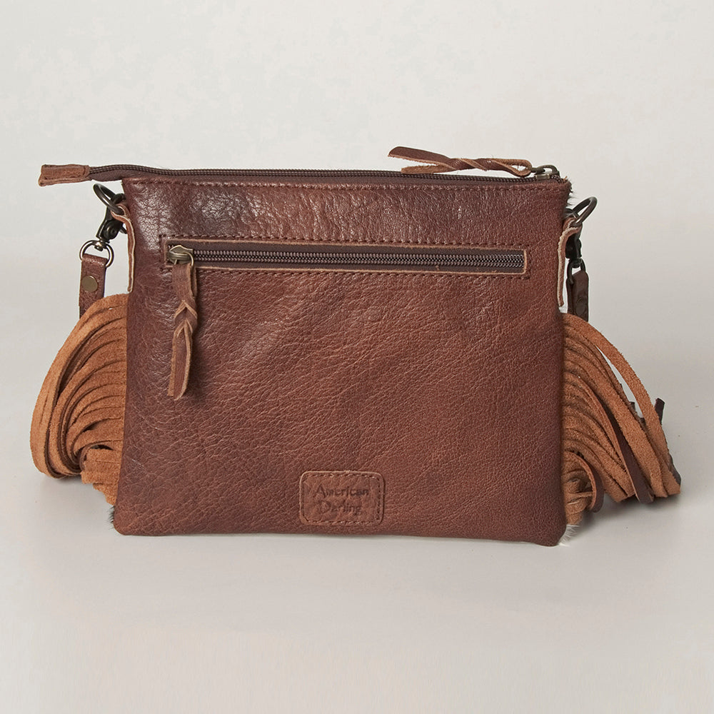 American Darling ADBG932 Crossbody Hair-On Genuine Leather Women Bag Western Handbag Purse