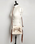 American Darling Small Crossbody Saddle Blanket Genuine Leather women bag western handbag purse