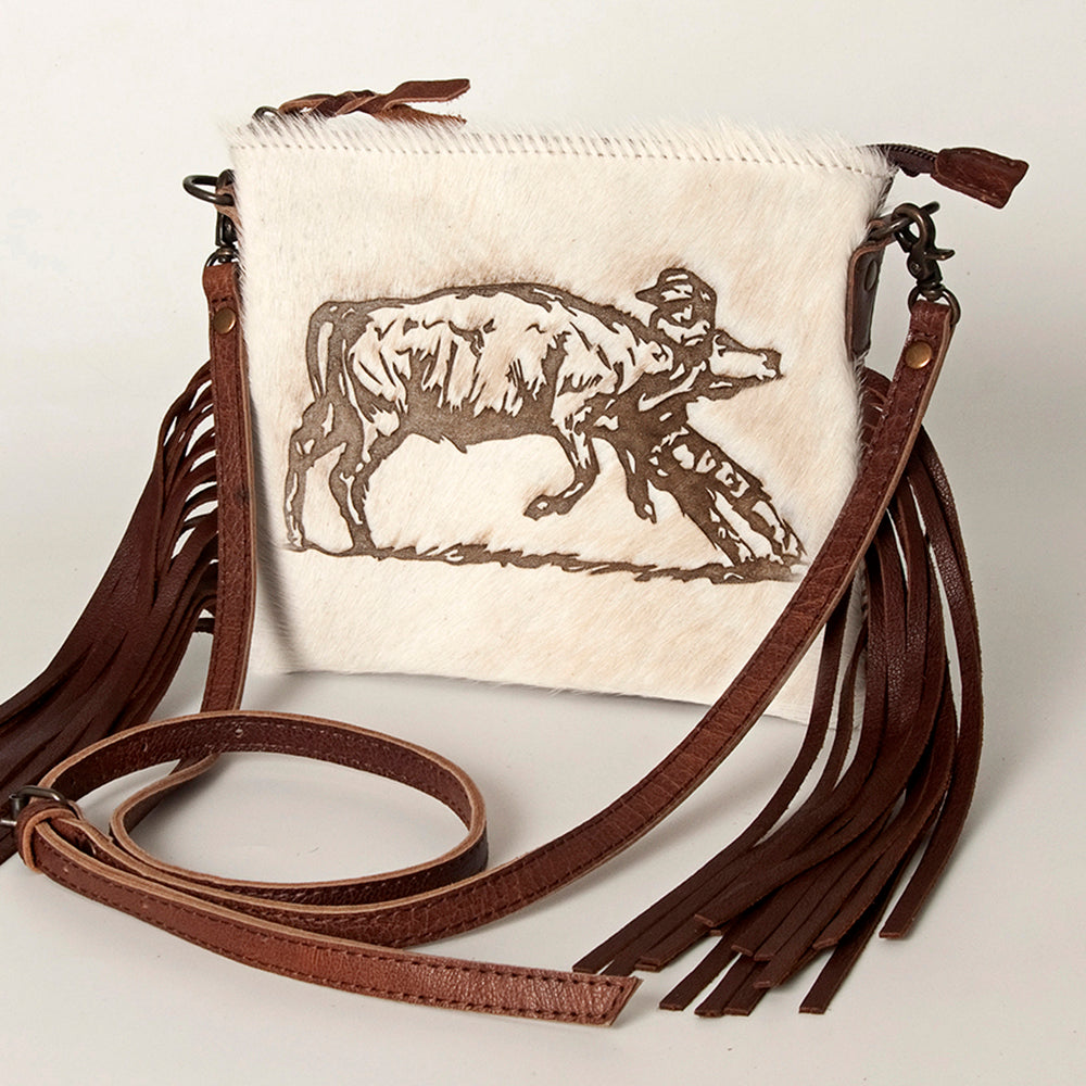 American Darling Small Crossbody Saddle Blanket Genuine Leather women bag western handbag purse