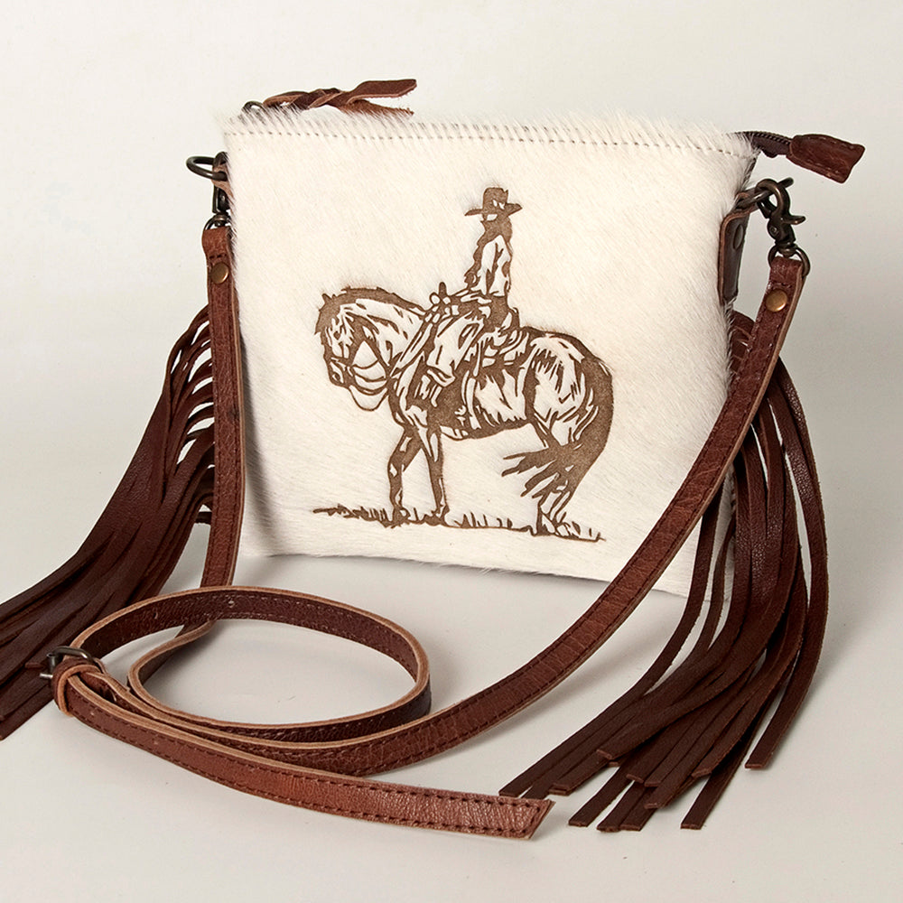 American Darling Small Crossbody Saddle Blanket Genuine Leather women bag western handbag purse