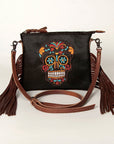 American Darling Small Crossbody Saddle Blanket Genuine Leather women bag western handbag purse