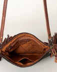 American Darling Small Crossbody Saddle Blanket Genuine Leather women bag western handbag purse