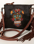American Darling Small Crossbody Saddle Blanket Genuine Leather women bag western handbag purse