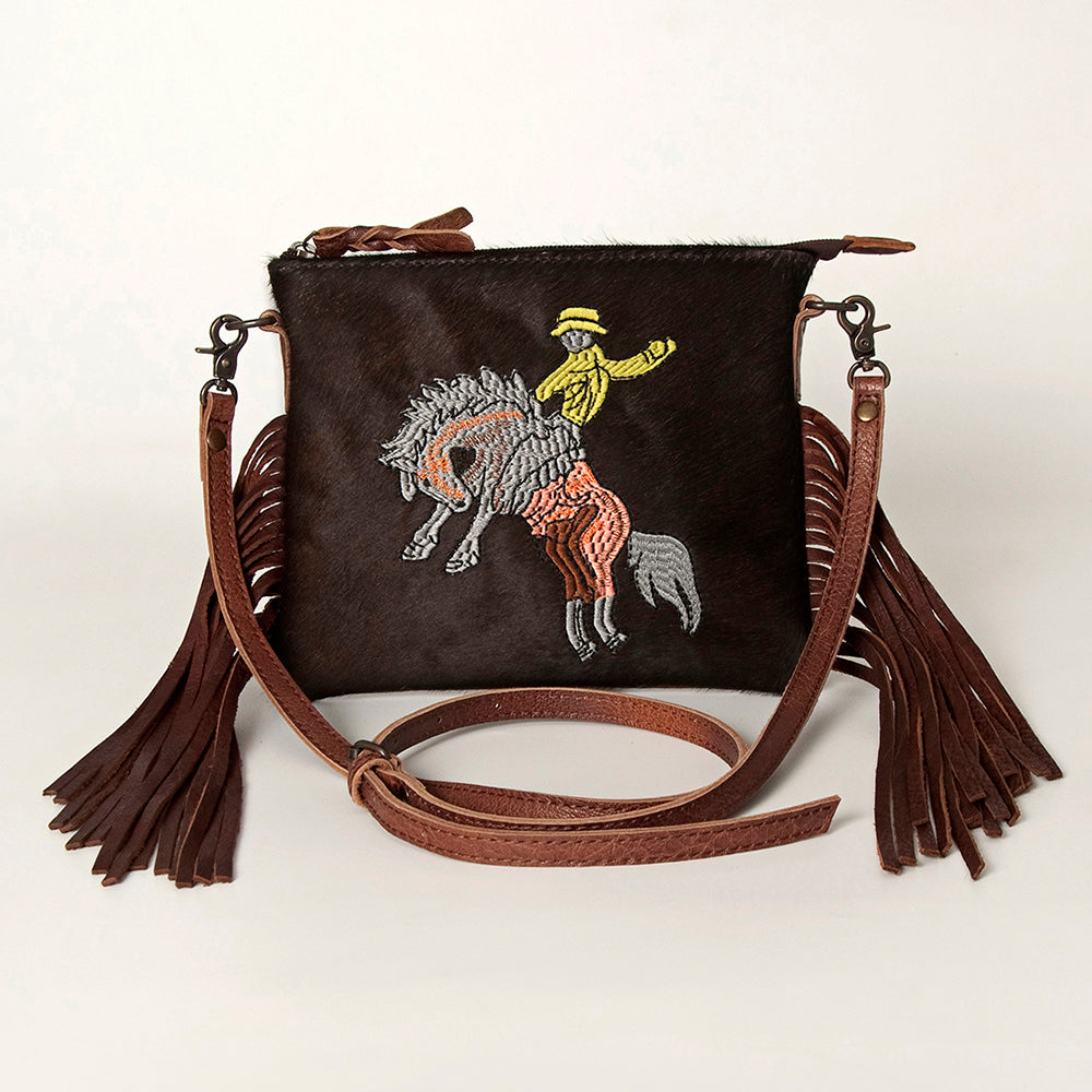 American Darling Small Crossbody Saddle Blanket Genuine Leather women bag western handbag purse