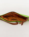 American Darling ADBG344CD Wristlet Hair On Genuine Leather women bag western handbag purse