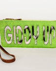 American Darling ADBG344CE Wristlet Hair On Genuine Leather women bag western handbag purse