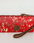 American Darling ADBG344CO Wristlet Hair On Genuine Leather women bag western handbag purse