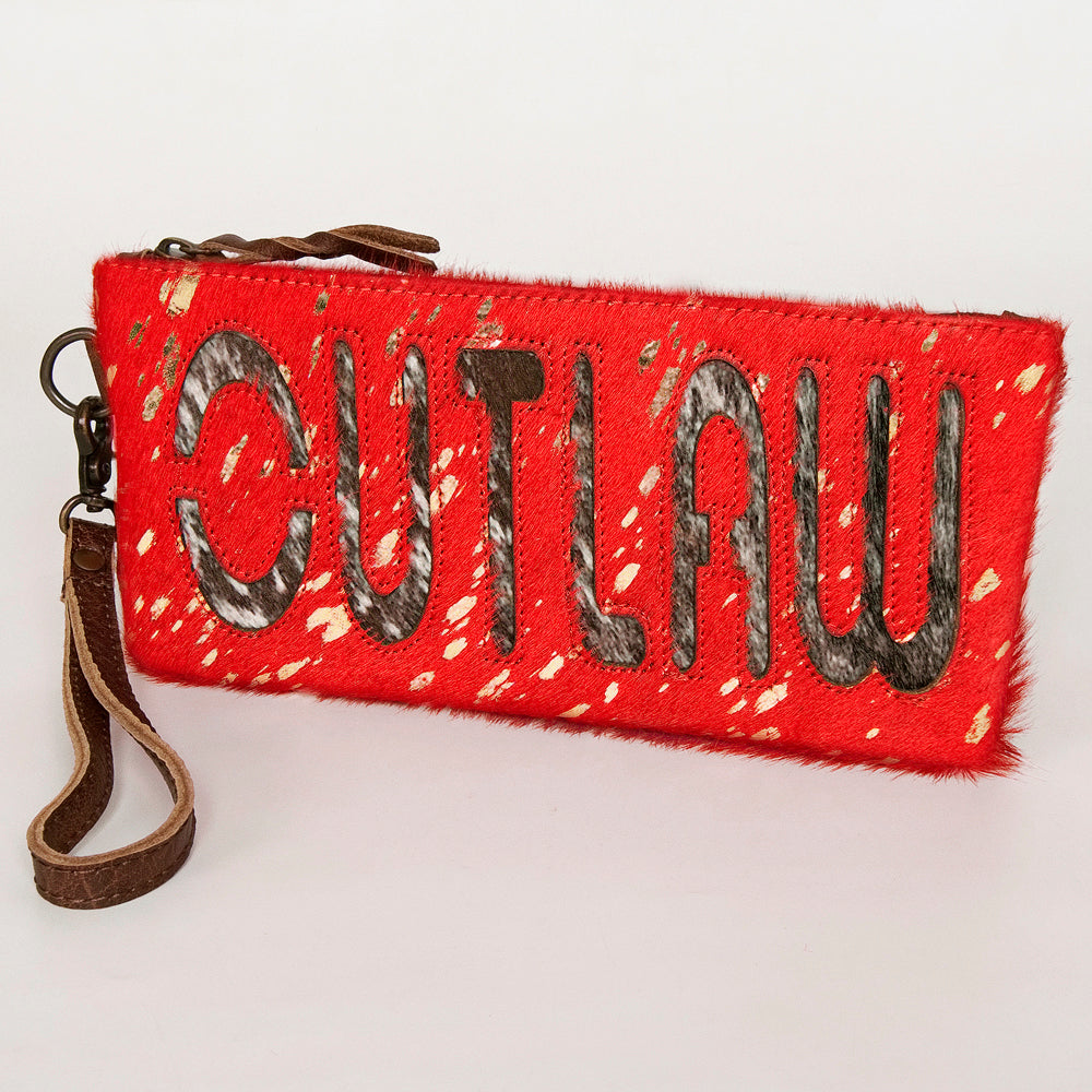 American Darling Wristlet Genuine Leather Women Bag W. Handbag Purse –