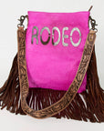 American Darling ADBGS192AR Messenger Hair-On Genuine Leather Women Bag Western Handbag Purse