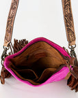 American Darling ADBGS192AT Messenger Hair-On Genuine Leather Women Bag Western Handbag Purse