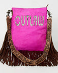 American Darling ADBGS192AU Messenger Hair-On Genuine Leather Women Bag Western Handbag Purse