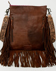 American Darling ADBGS192AU Messenger Hair-On Genuine Leather Women Bag Western Handbag Purse