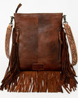 American Darling ADBGS192AY Messenger Hair-On Genuine Leather Women Bag Western Handbag Purse