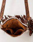 American Darling ADBGS192AY Messenger Hair-On Genuine Leather Women Bag Western Handbag Purse