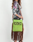 American Darling ADBGS192AZ Messenger Hair-On Genuine Leather Women Bag Western Handbag Purse
