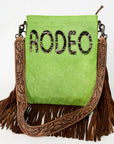 American Darling ADBGS192AZ Messenger Hair-On Genuine Leather Women Bag Western Handbag Purse
