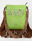 American Darling ADBGS192BA Messenger Hair-On Genuine Leather Women Bag Western Handbag Purse