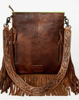American Darling ADBGS192BA Messenger Hair-On Genuine Leather Women Bag Western Handbag Purse