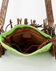 American Darling ADBGS192BA Messenger Hair-On Genuine Leather Women Bag Western Handbag Purse
