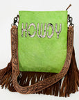 American Darling ADBGS192BA Messenger Hair-On Genuine Leather Women Bag Western Handbag Purse