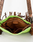 American Darling ADBGS192BB Messenger Hair-On Genuine Leather Women Bag Western Handbag Purse
