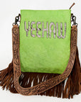 American Darling ADBGS192BB Messenger Hair-On Genuine Leather Women Bag Western Handbag Purse