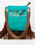 American Darling ADBGS192BD Messenger Hair-On Genuine Leather Women Bag Western Handbag Purse