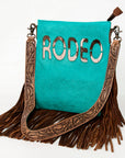 American Darling ADBGS192BD Messenger Hair-On Genuine Leather Women Bag Western Handbag Purse